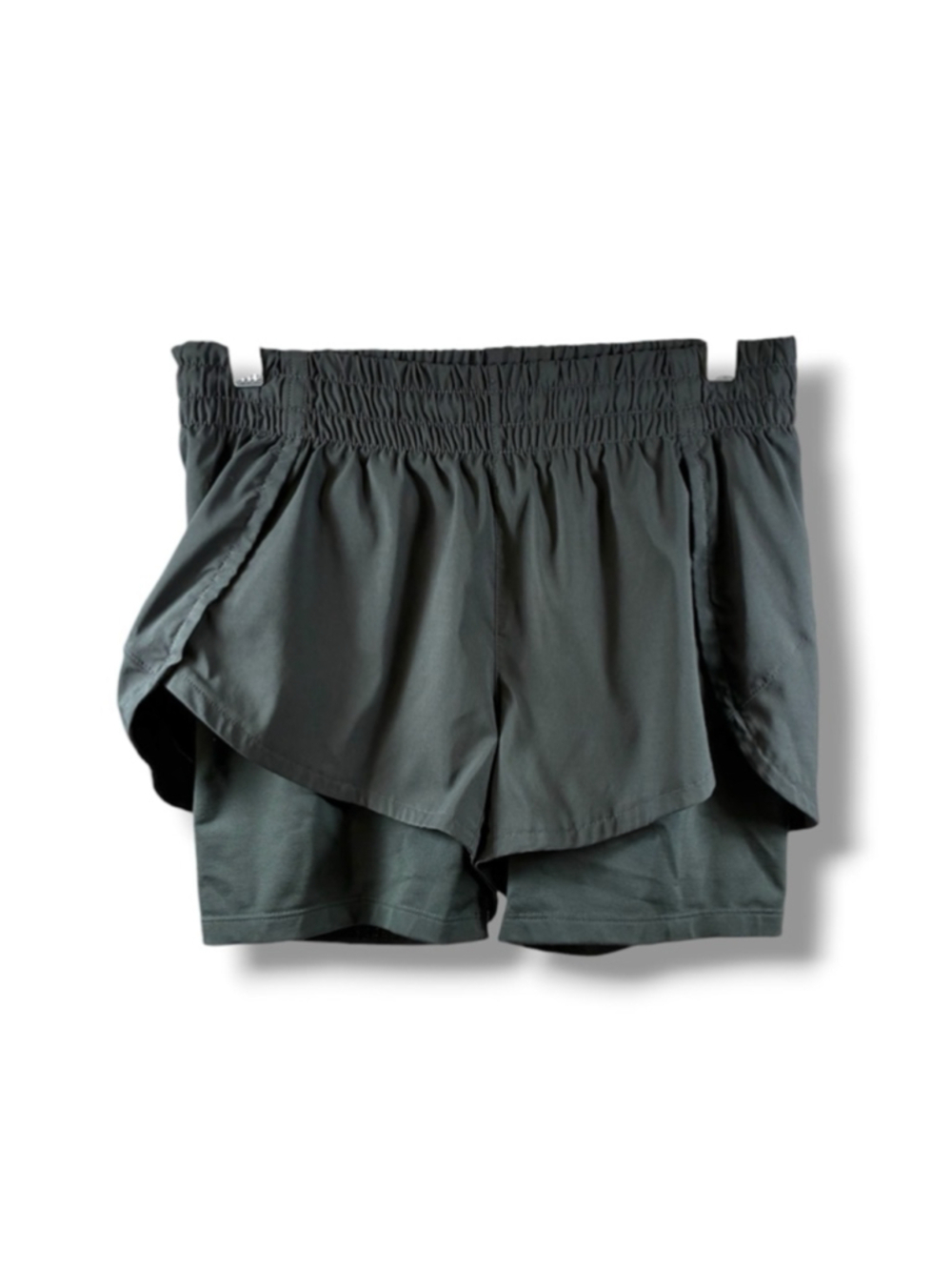 Athleta Athletic Shorts Built in Bikers in Dark Gray Size S